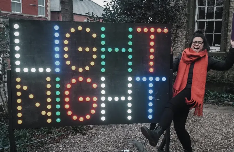 Checkmate Productions producing a light festival event