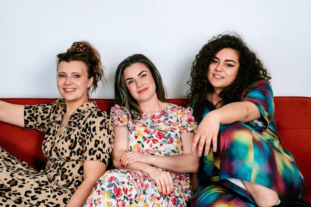 Lizzie, Katie-Lou and Melissa together